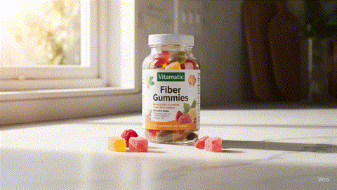 Prebiotic Fiber Gummies for Adults – 2 Pack (Total 120 Gummies)