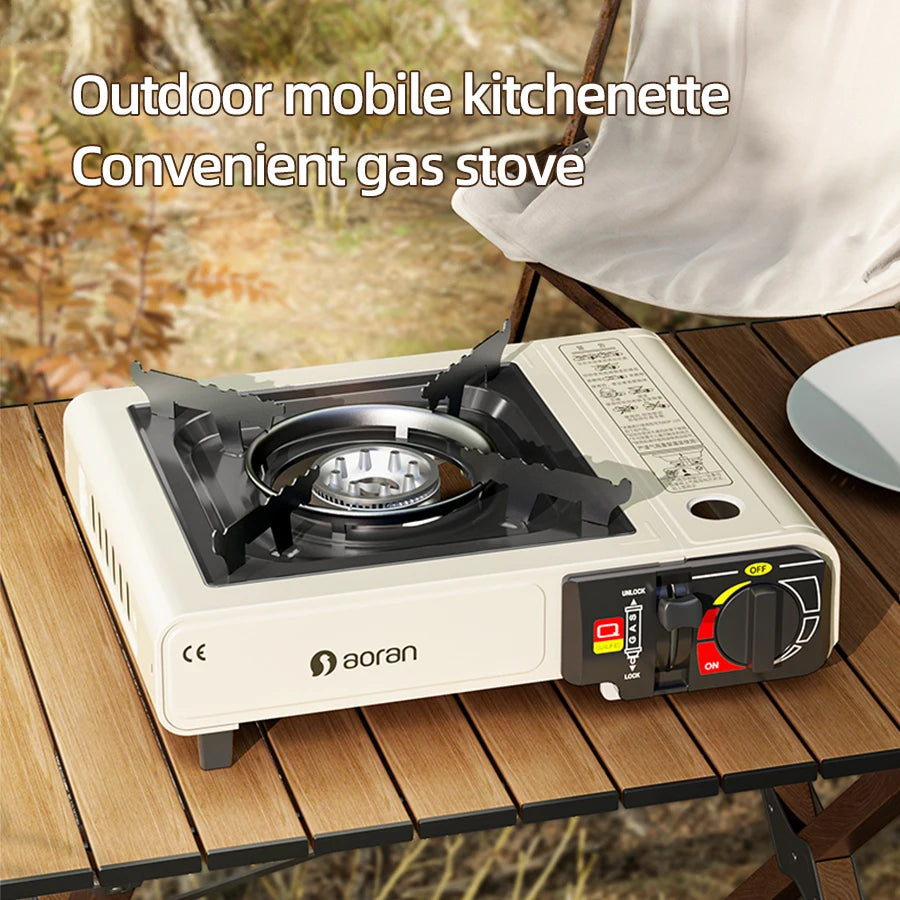 Portable Outdoor Gas Stove - Windproof Design