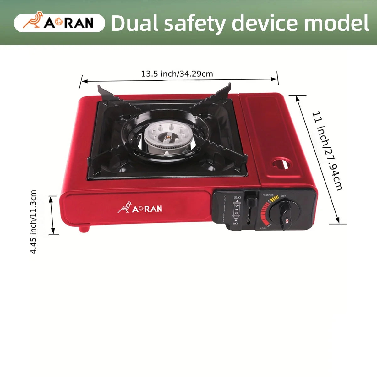Portable Outdoor Gas Stove - Windproof Design