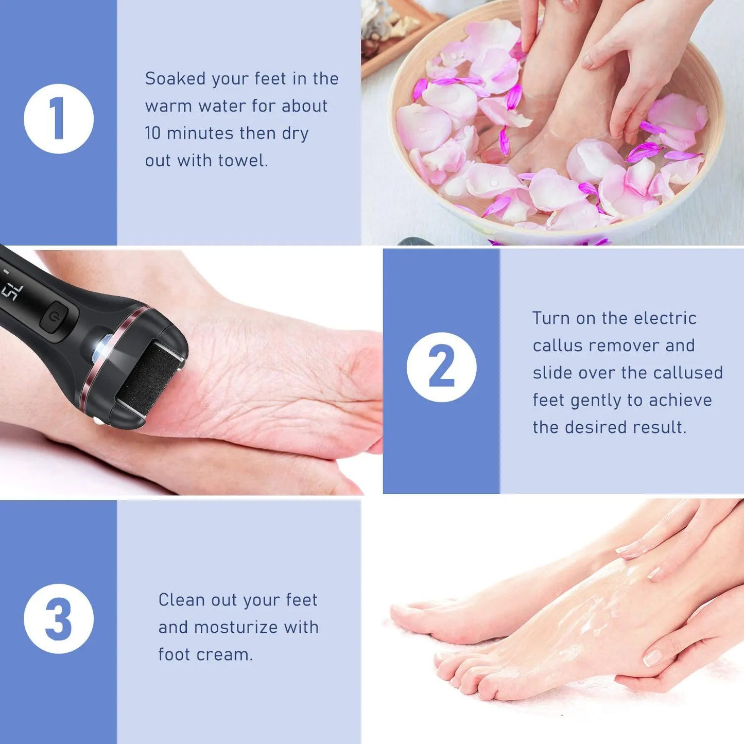 Electric Foot Grinder – Dead Skin & Callus Remover