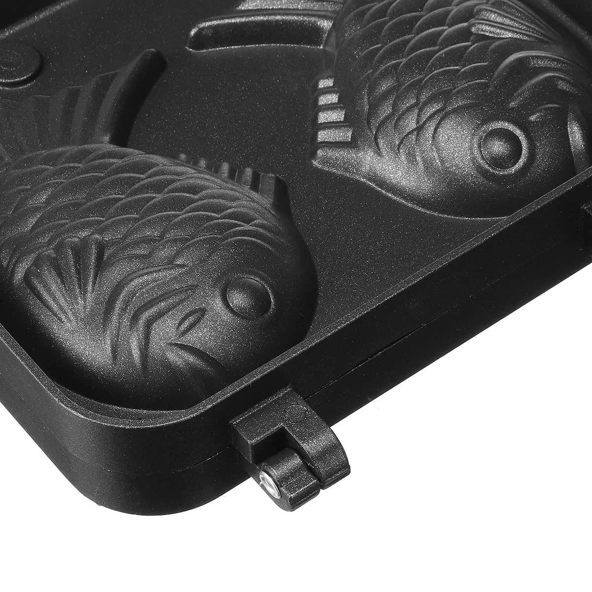 Double Fish Shaped Taiyaki Waffle Maker Pan