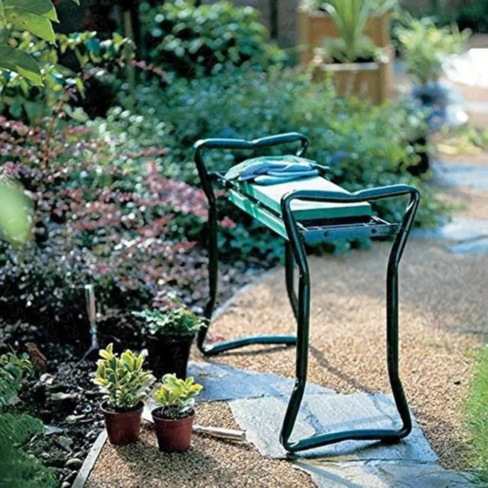 Portable Garden Kneeler with Tool Storage Bag