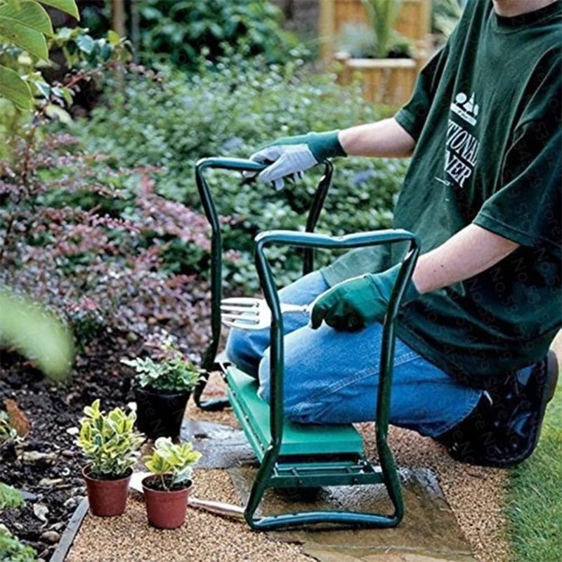 Portable Garden Kneeler with Tool Storage Bag