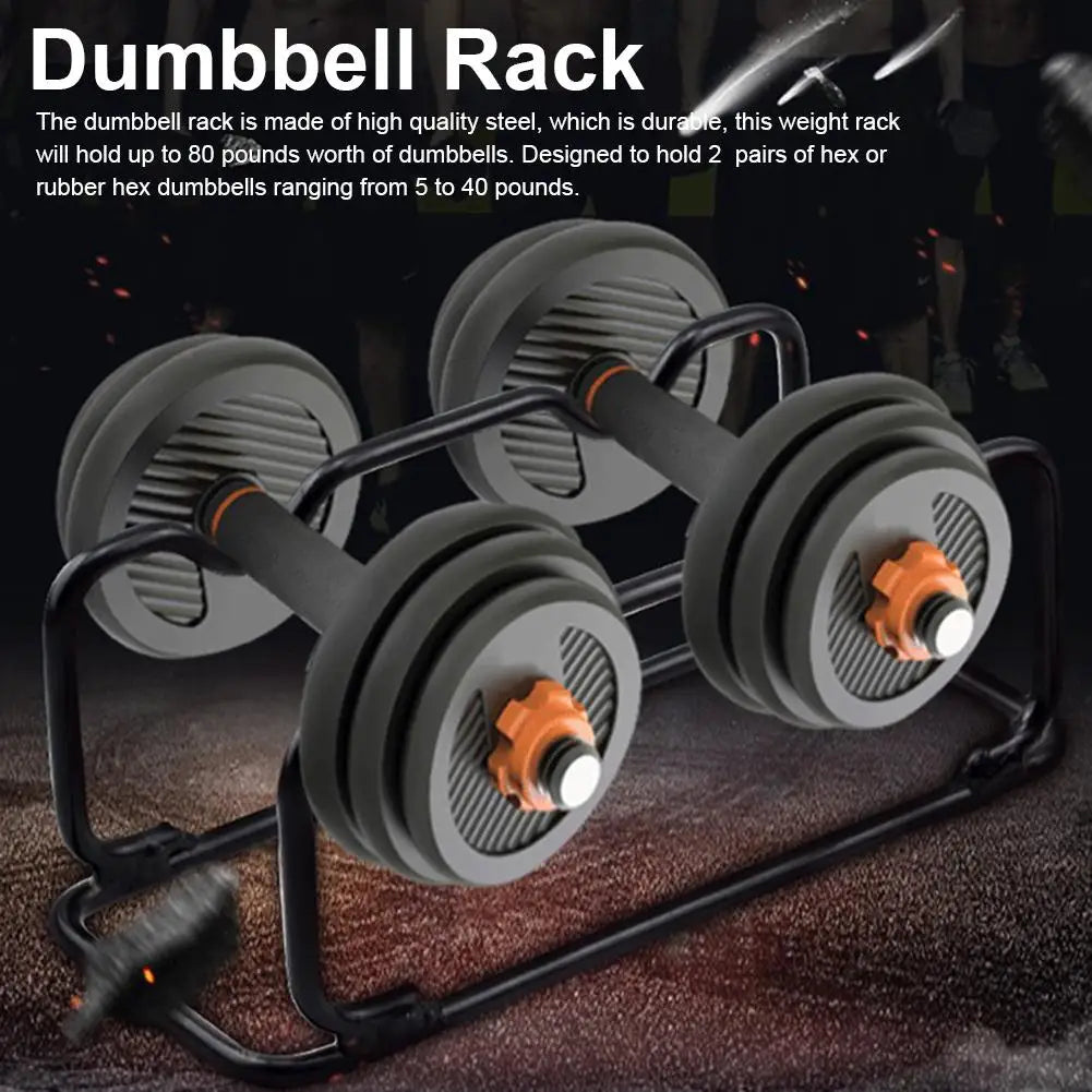 Dumbbell Storage Rack Compact Dumbbell Bracket Free Weight Stand for Home Gym Exercise Weight Lifting Rack Floor Bracket