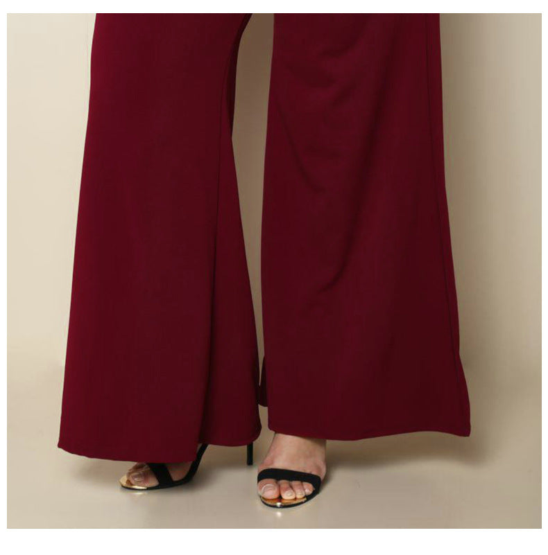 Knitted Wide-Leg Pants – Cozy and Stylish Women's Trousers