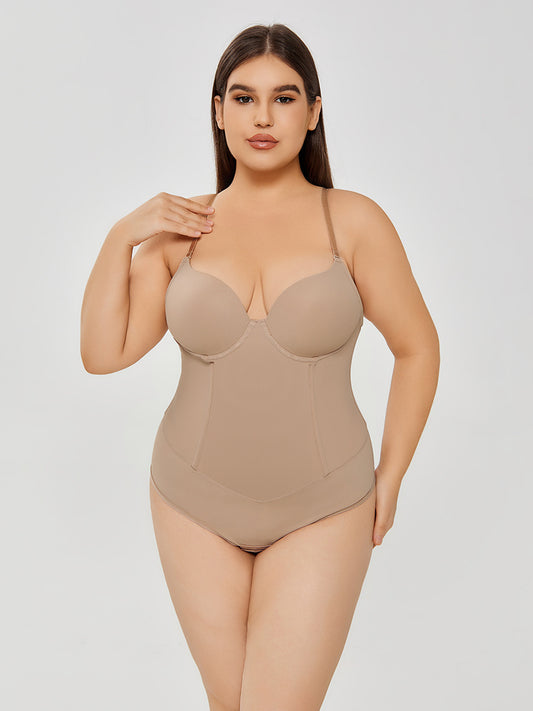 Tummy Control Shapewear Bodysuit - Slimming Body Shaper