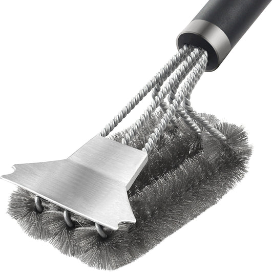 Three-Head Grill Cleaning Brush