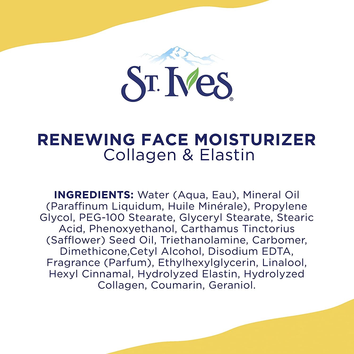 Face Moisturizer Cream, Collagen and Elastin, Renewing Facial Moisturizer for Women, Paraben Free, Dermatologist Tested Daily Moisturizing for Dry Skin Cruelty Free, 10 Oz