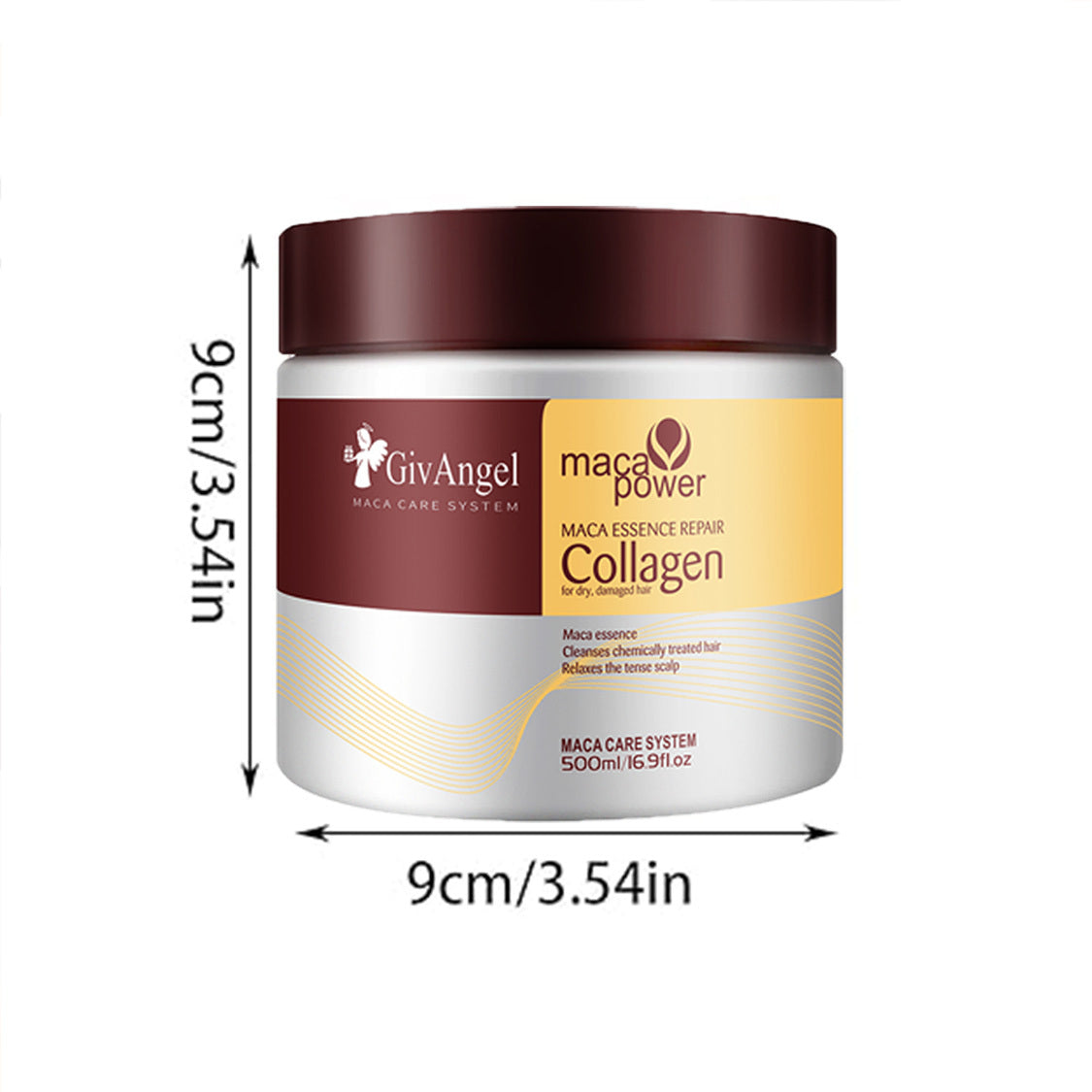 Nourishing Collagen Hair Mask - 500ml for Dry, Damaged Hair