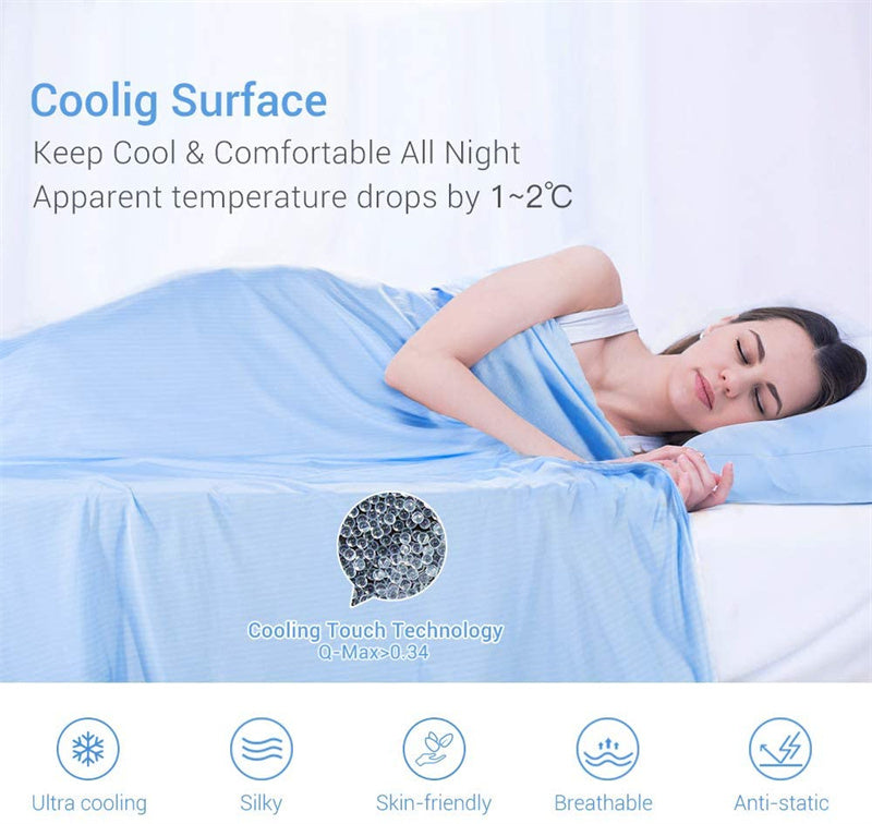 Cooling Blanket with Absorbent Fiber