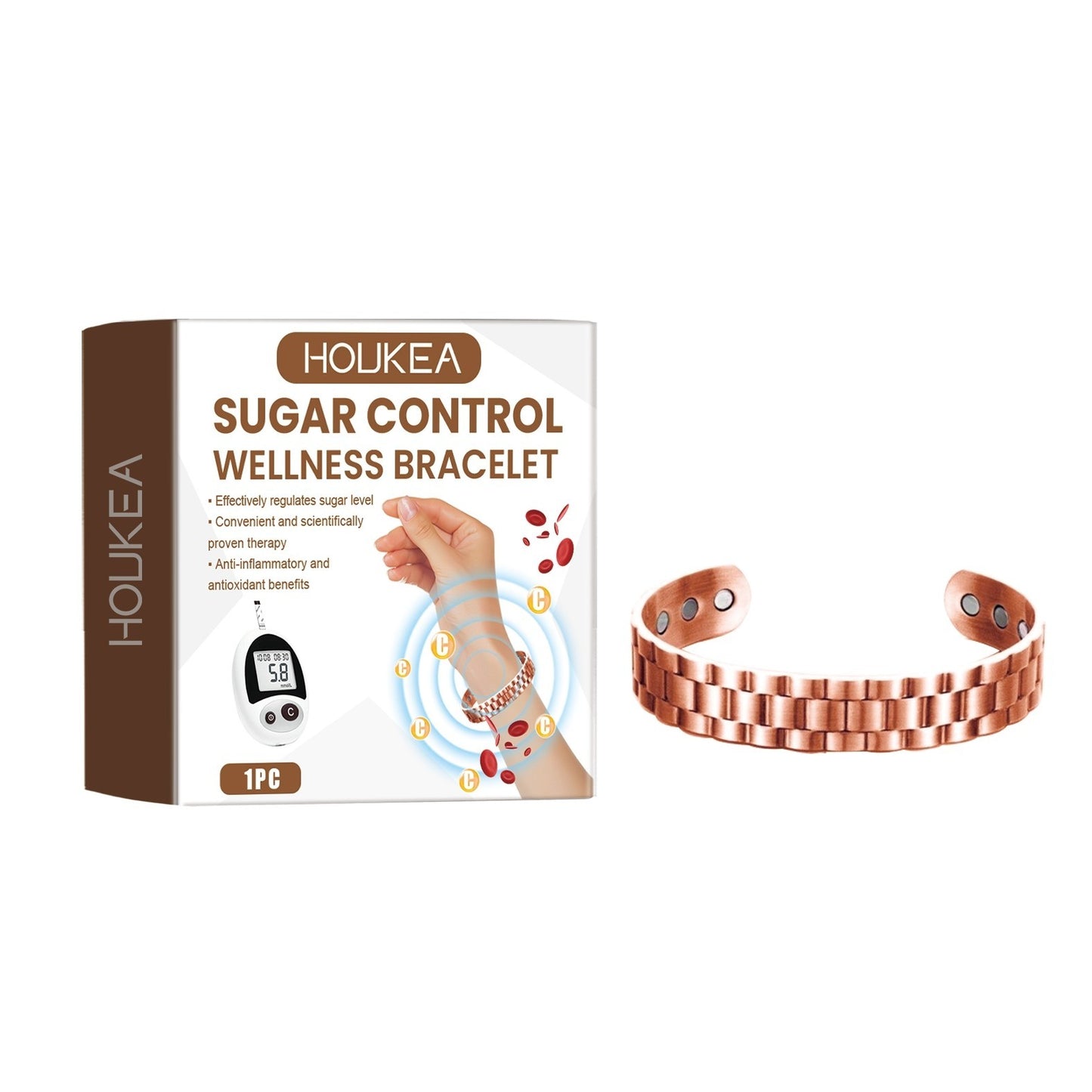 Sugar Control Wellness Bracelet – Support for Balanced Blood Sugar Levels