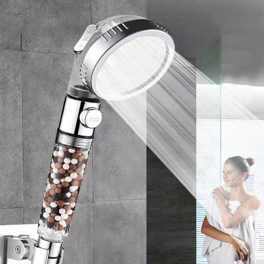 Ionic Pressurized Shower Head - Water Saving & Home Spa