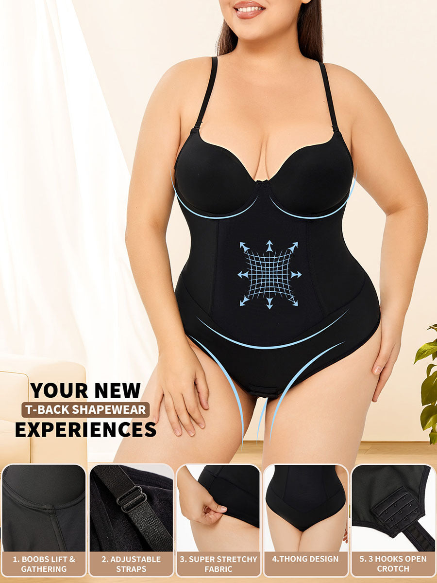 Tummy Control Shapewear Bodysuit - Slimming Body Shaper