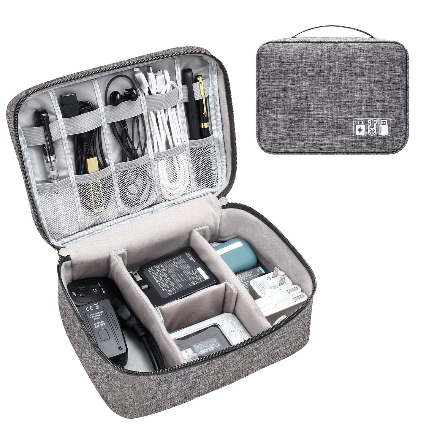 Electronics Organizer Bag – Waterproof Travel Cable Storage Case