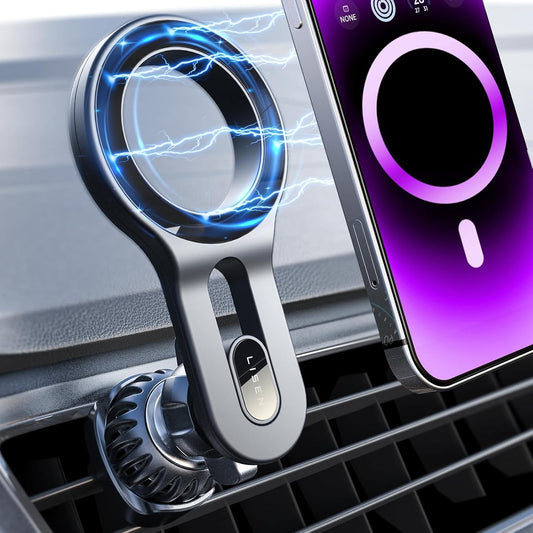 for Magsafe Car Mount Magnetic Car Phone Mount, Air Vent Phone Holder Car [Super Strong Magnets] Hands Free Cell Phone Holder 17X Strong Clip Car Accessories Fit Iphone 16 15 14 13 Pro plus Max