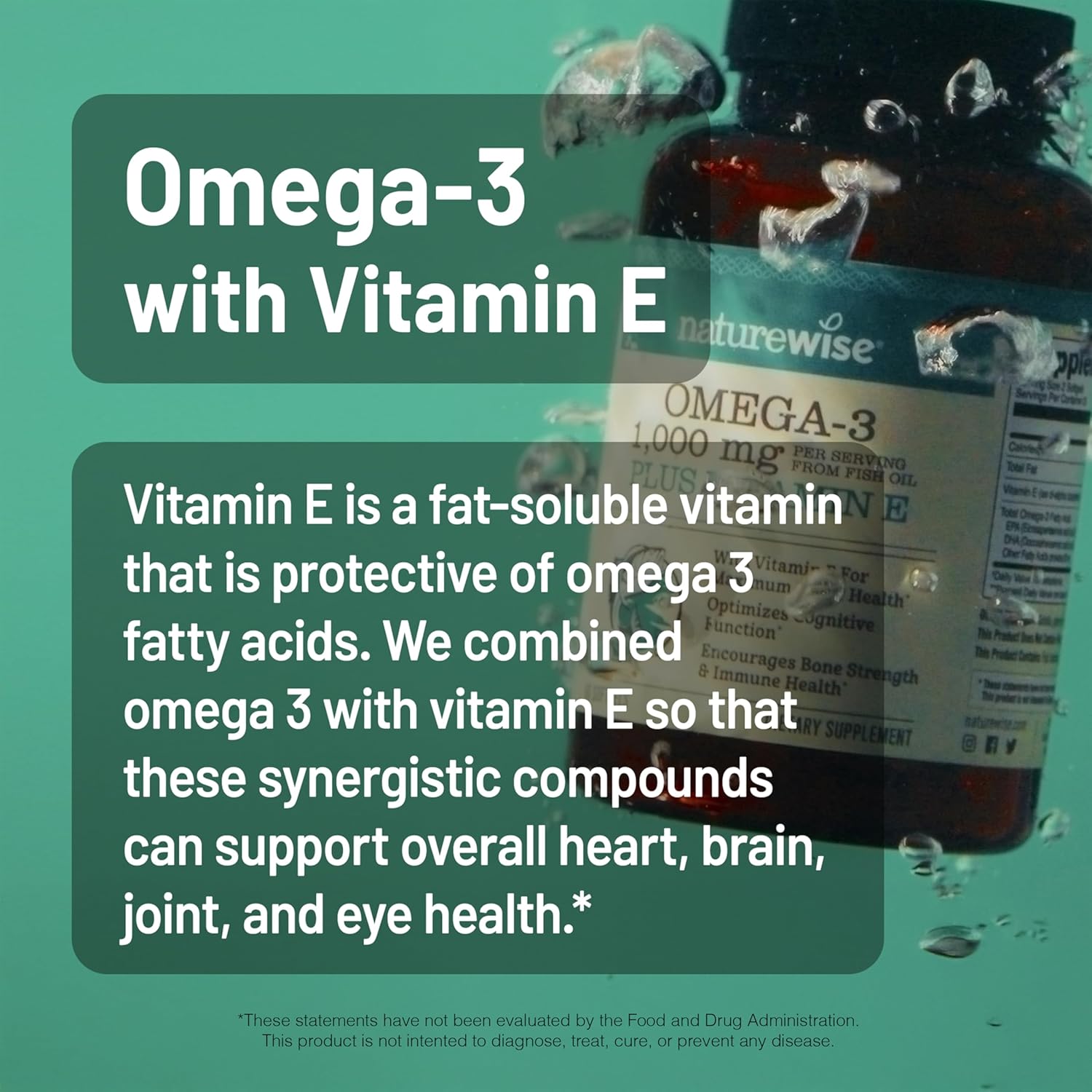 Extra-Strength Omega 3 Fish Oil Supplement - 1000Mg per Serving - 600 EPA & 400 DHA and Vitamin E - Support for Heart & Brain Health - Lemon Flavor, Gmo-Free - 60 Softgels[1-Month Supply]