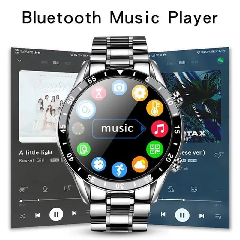 2021 New Men Smart Watch Bluetooth Call Watch IP67 Waterproof Sports Fitness Watch for Android IOS Smart Watch