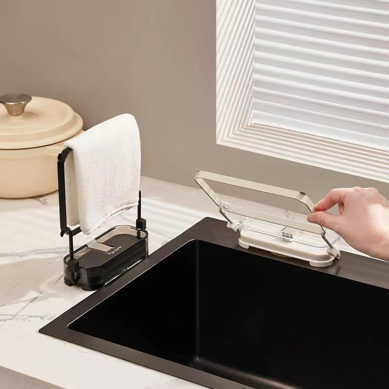 Kitchen Sink Filter Rack with Suction Cup