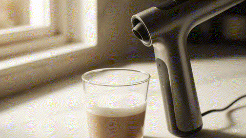 Milk Frother – Electric Foam Maker with Batteries for Coffee & Matcha