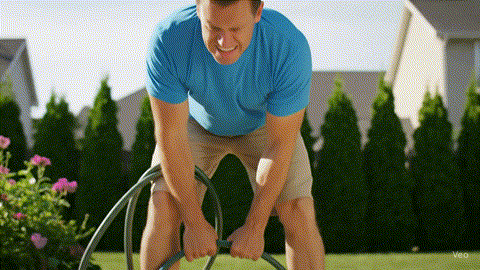 Heavy Duty Garden Hose 5/8 in x 50 ft – Lightweight & Durable, ZillaGreen