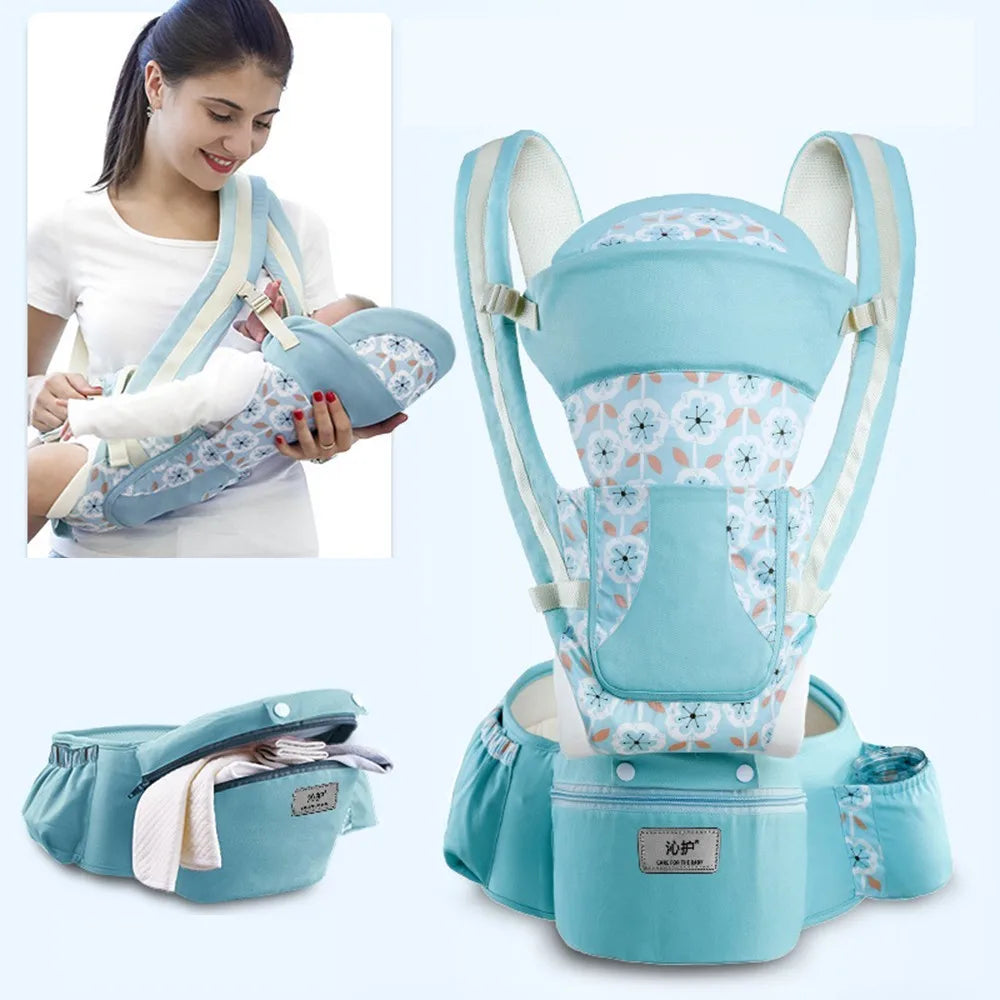 Ergonomic Newborn Baby Carrier with Hipseat