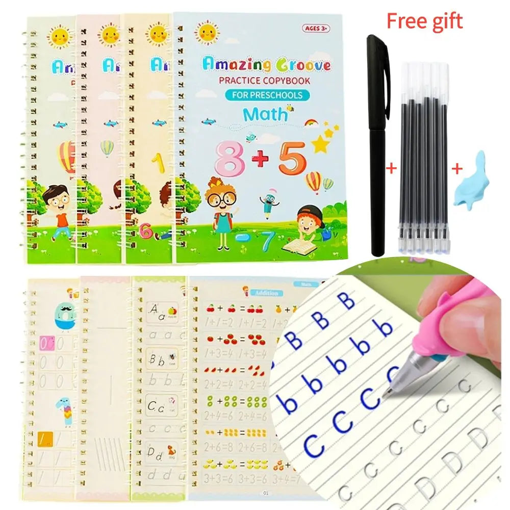 Magic Reusable Practice Copybook for Kids