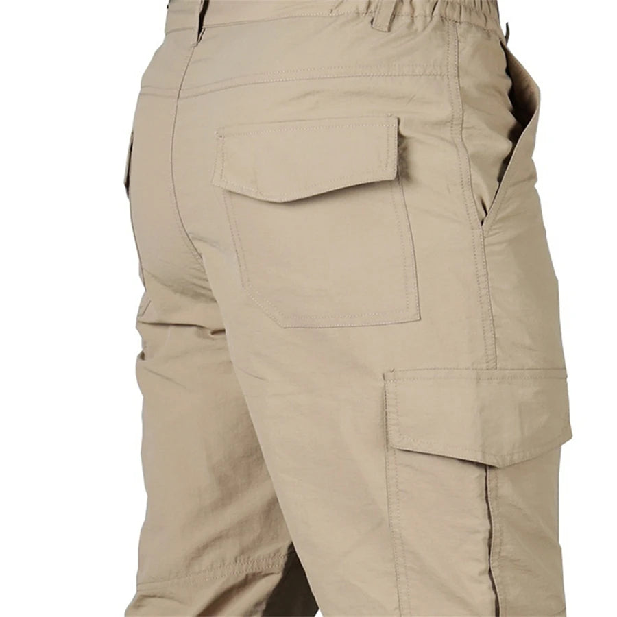 Men's Waterproof Tactical Cargo Pants - Quick Dry