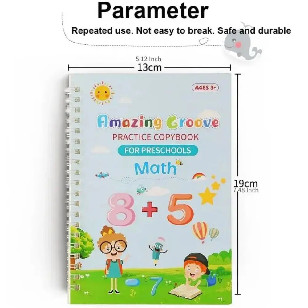 Magic Reusable Practice Copybook for Kids