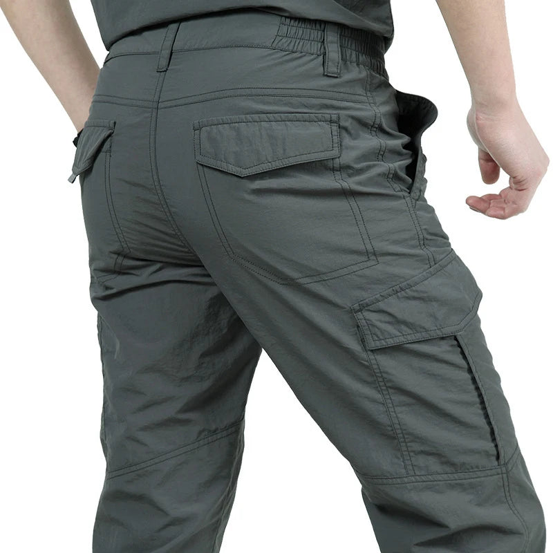 Men's Waterproof Tactical Cargo Pants - Quick Dry