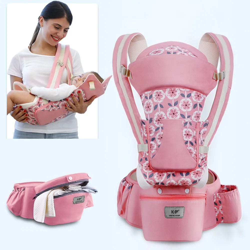 Ergonomic Newborn Baby Carrier with Hipseat