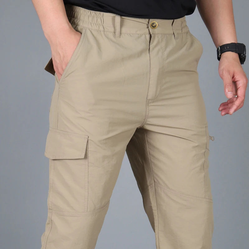 Men's Waterproof Tactical Cargo Pants - Quick Dry