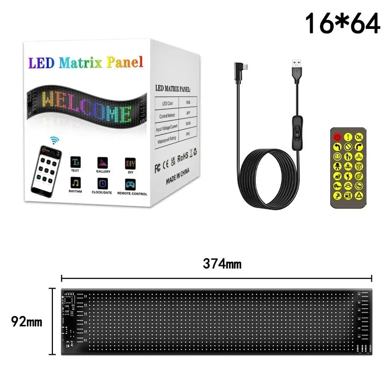 DIY Programmable Demon Eyes LED Matrix Panel