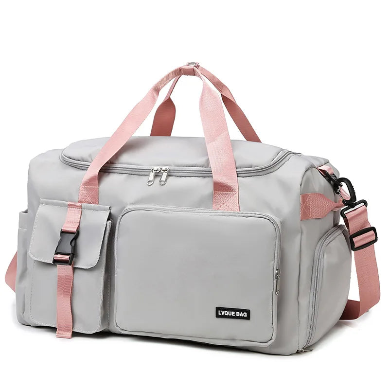 Multi-Function Travel Gym Bag with Shoe Compartment