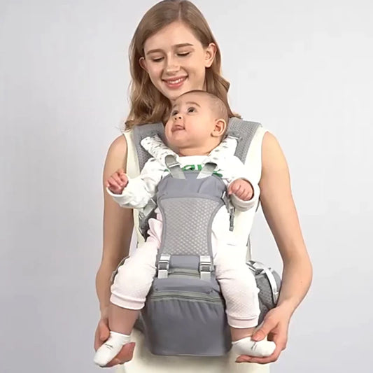 Newborn Baby Carrier Wrap with Hipseat