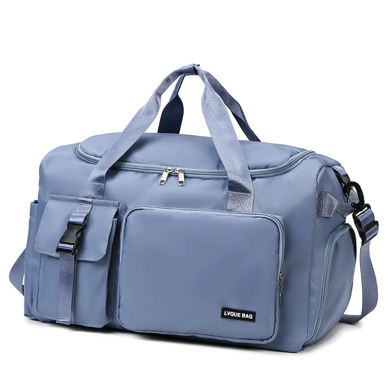 Multi-Function Travel Gym Bag with Shoe Compartment