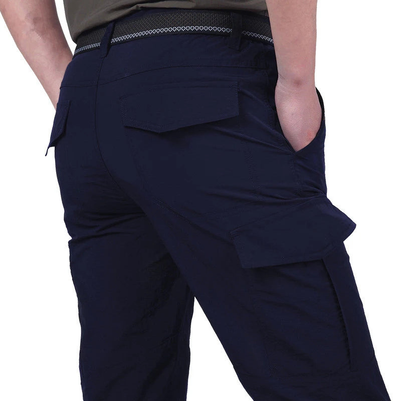 Men's Waterproof Tactical Cargo Pants - Quick Dry