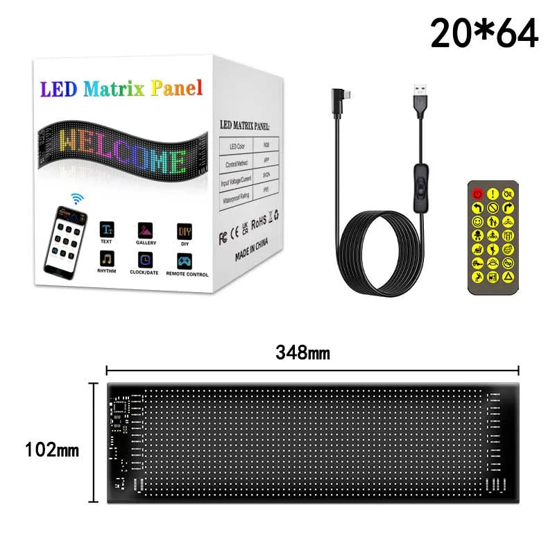 DIY Programmable Demon Eyes LED Matrix Panel