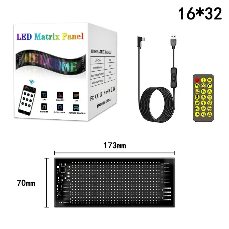 DIY Programmable Demon Eyes LED Matrix Panel