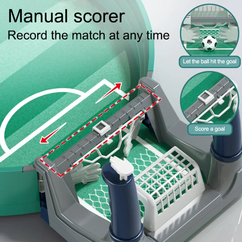 Portable Soccer Tabletop Game for Family Fun