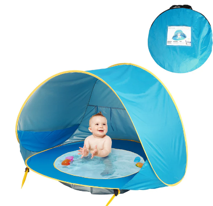 Baby Beach Tent – Portable UV Protection Sun Shelter with Pool for Infants