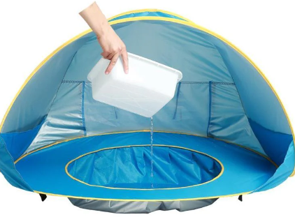 Baby Beach Tent – Portable UV Protection Sun Shelter with Pool for Infants