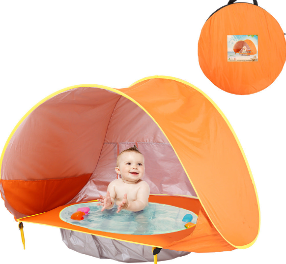 Baby Beach Tent – Portable UV Protection Sun Shelter with Pool for Infants