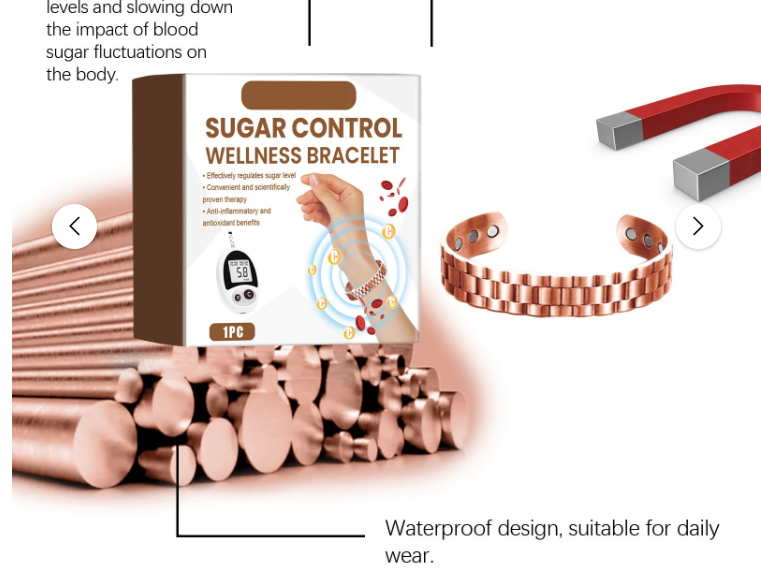 Sugar Control Wellness Bracelet – Support for Balanced Blood Sugar Levels