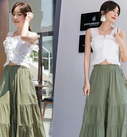 High-Waist Wide Leg Pants – Stylish & Comfortable Women's Trousers