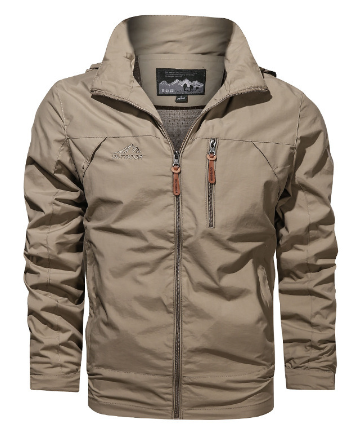 New Plus Size Men's Hooded Jacket – Outdoor Style Men's Jackets