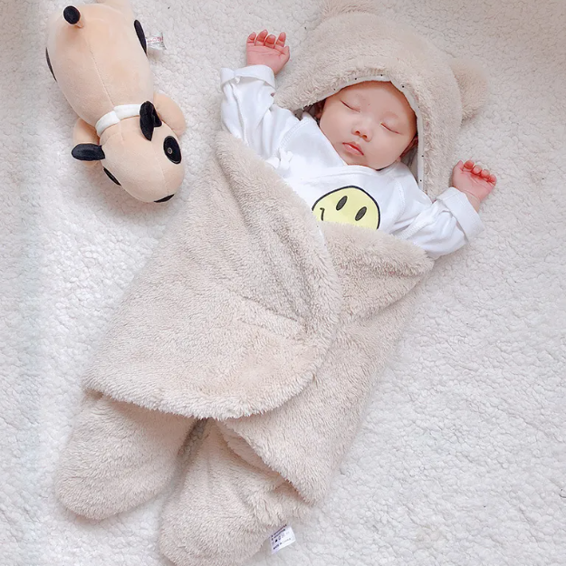 Baby Winter Sleeping Bag – Newborn Swaddle Blanket Envelope