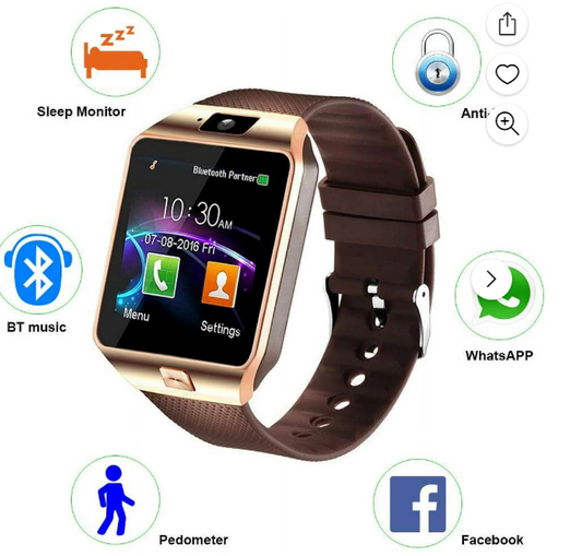 Smart Watch for Android & iPhone – SIM Slot, Compatible with Samsung & iOS