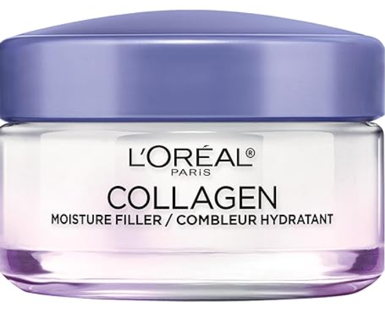 L'Oréal Collagen Face Moisturizer, Wrinkle Reducer, 1.7 Oz