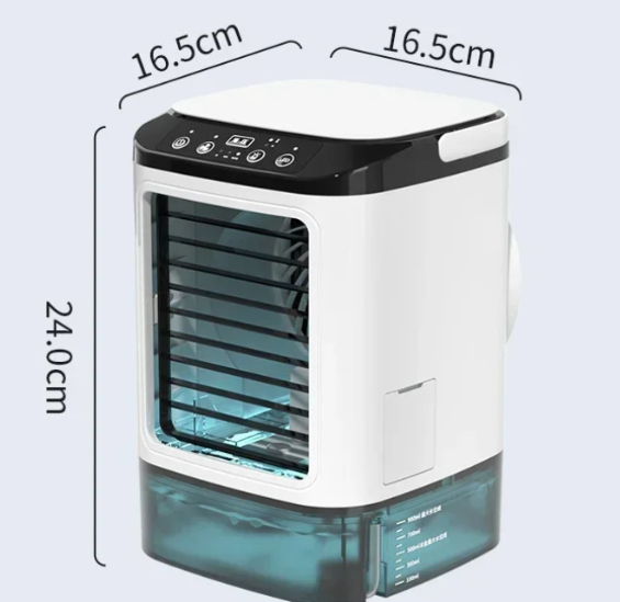 Portable USB Air Cooler Fan - Dual Spray Electric Air Conditioner