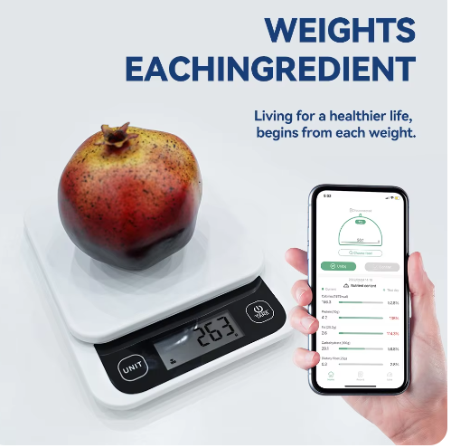 Smart Kitchen Scale – Digital Food Scale with App